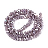 Electroplate Opaque Glass Beads Strands EGLA-Q139-01A-C05-2