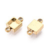 304 Stainless Steel Connector Cabochon Settings STAS-N115-30G-2