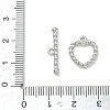 Brass Toggle Clasps KK-CBA42CA-01D-P-4