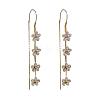 Alloy Rhinestone Dangle Earrings FS-WG75843-01-5