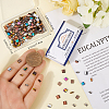 200pcs 6 Style Glass Seed Beads SEED-CN0001-40-3