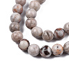 Natural Maifanite/Maifan Stone Beads Strands G-R345-6mm-40-2