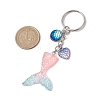 Mermaid Tail Resin Pendant Keychain KEYC-JKC01069-3