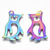 Ion Plating(IP) 201 Stainless Steel Pendants X-STAS-R114-031-2