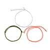 Simple Nylon Cord Bracelets Set BJEW-JB07376-03-1