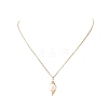 Natural Pearl Pendant Necklace & Dangle Earrings X-SJEW-JS01276-3