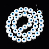 Handmade Porcelain Ceramic Beads Strands PORC-T006-04N-2