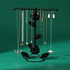 Rose Flower Iron Jewelry Display Rack PW-WG60758-01-2