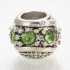 Alloy Rhinestone European Beads MPDL-Q208-075-2