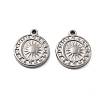 304 Stainless Steel Pendants STAS-V002-05P-1