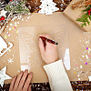 6Pcs Transparent PVC Sheets FIND-WA0001-34B-6