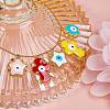 22Pcs 11 Styles Alloy Enamel Pendants sgENAM-SZ0001-39LG-6