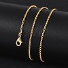 Long-Lasting Plated Brass Cable Chain Necklaces NJEW-K112-10G-NF-2