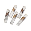 Transparent Resin & Walnut Wood Big Pendants RESI-M027-11E-3
