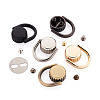 10 Sets 5 Colors Zinc Alloy Bag Lifting Ring FIND-GN0001-08-2
