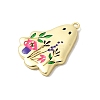 Brass Enamel Pendants KK-L258-09A-2