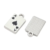Playing Cards Alloy Enamel Pendants FIND-D044-27P-01-2