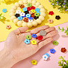 40Pcs 10 Colors Handmade Lampwork Beads LAMP-TA0001-65-6