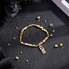 150Pcs 3 Style Brass Spacer Beads KK-FH0003-57-2
