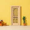 DIY Miniature Hollowed Screen Door Micro Landscape Dollhouse Accessories PW-WGF5B87-01-2