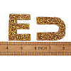 Alphabet Rhinestone Patches FW-TAC0001-01F-8