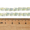 Electroplate Glass Beads Strands GLAA-Q101-02A-FR02-4