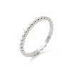 925 Streling Silver Plain Band Rings RJEW-P164-01B-P-4