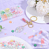 130G 10 Style Plastic Bubble Beads FIND-OC0004-04-5