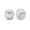 Bling Resin Rhinestone Flower Beads LS-OACR-D310-01P-F-1
