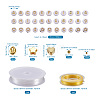 DIY Summer Themed Stretch Bracelet Making Kits DIY-TA0003-28-9