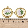 304 Stainless Steel & Embroidered Pendants SA-CBA1ED9-01G-3