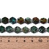 Natural African Turquoise(Jasper) Beads Strands G-P534-A26-01-5