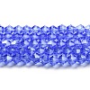 Transparent Electroplate Glass Beads Strands LS-EGLA-A039-T3mm-A07-1