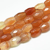 Natural Carnelian Beads Strands G-S357-A09-1