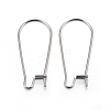 304 Stainless Steel Hoop Earring Findings STAS-P223-01P-06-1