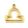 Real 18K Gold Plated PVD Vacuum Plating 304 Stainless Steel Pendants STAS-L278-002G-07-1