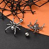 Spider 316 Surgical Stainless Steel Dangle Belly Button Rings EJEW-G416-09AS-2