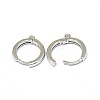 Brass Huggie Hoop Earring Findings LS-PALLOY-F249-19P-2
