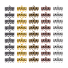 125Pcs 5 Style Tibetan Style Alloy Chandelier Component Links FIND-PH0025-32-6