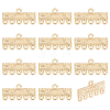 BENECREAT 12Pcs Brass Chandelier Components Links KK-BC0013-38B-1