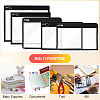 5 Sizes Transparent PVC Zipper Jewelry Bag Gift Pouch ABAG-CN0001-11C-6