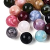 Two Tone Opaque Acrylic Beads OACR-Q205-05B-1