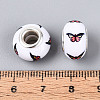 Opaque Resin European Beads RPDL-T004-01C-3