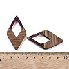 Walnut Wood Pendants FIND-Z050-02B-3