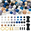 DIY Beaded Keychain Bracelet Making Kit DIY-TA0004-23-30