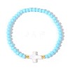 Bohemian Glass Beads Stretch Bracelets LS-KO2121-6-1