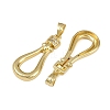 Brass Micro Pave Cubic Zirconia Pendants KK-I358-052G-2