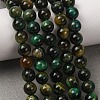 Grade AB Natural Tiger Eye Beads Strands G-B133-A02-6MM-02-6
