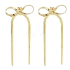 Ion Plating(IP) 304 Stainless Steel Stud Earrings EJEW-H007-03G-1