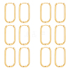 6 Pairs 201 Stainless Steel Hoop Earrings EJEW-UN0003-13B-1